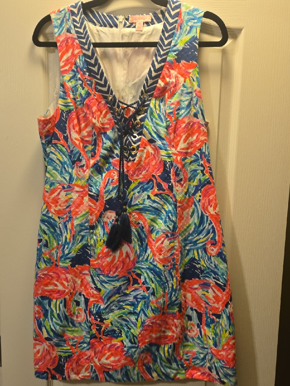 Lilly Pulitzer Size 10 Flamingo Shift Dress